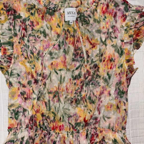 Misa Los Angeles- Lilian Floral Ruffle Mini Dress - Picture 6 of 8